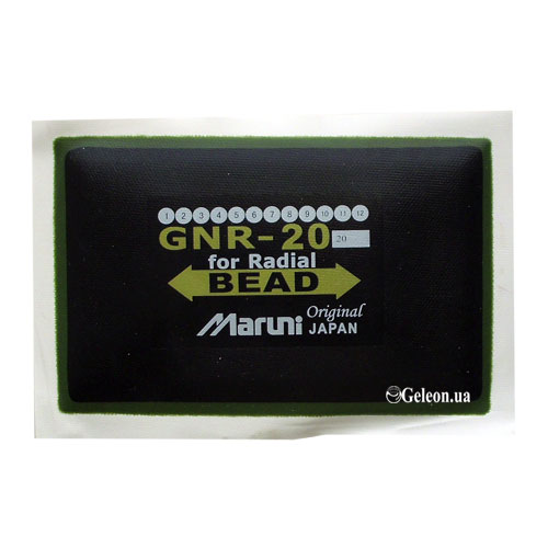 Пластырь GNR-20 MARUNI кордовый радиальный 10 шт 85х135 mm.