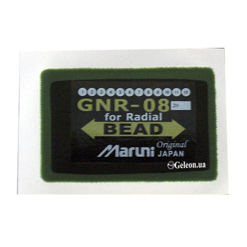 Пластырь MR-08 MARUNI кордовый радиальный 20шт 48х68