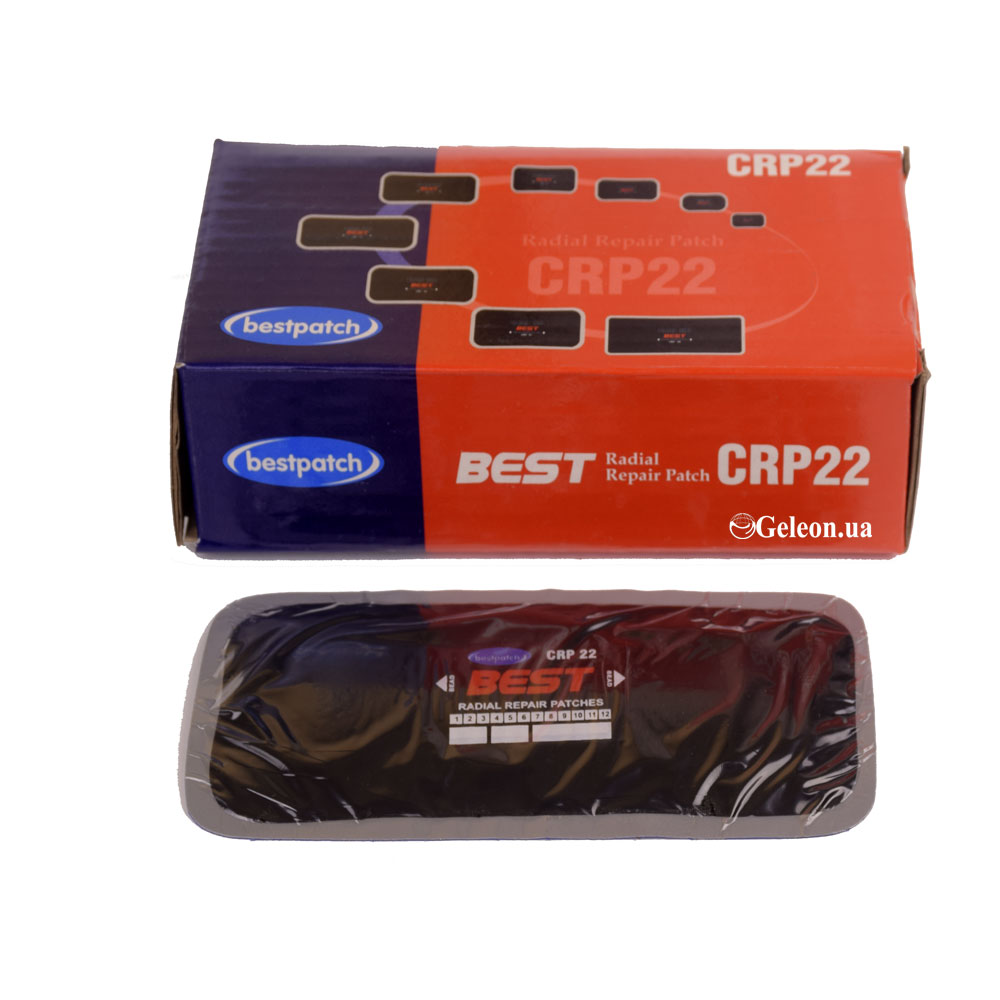 Пластырь CRP-22 BESTpatch кордовый радиальный 10 шт 80*180