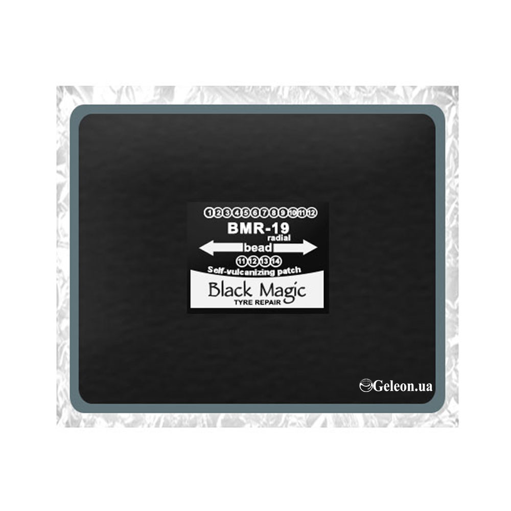 Пластырь BMR-19 BLACK MAGIC кордовый радиальный 10шт.105x120mm