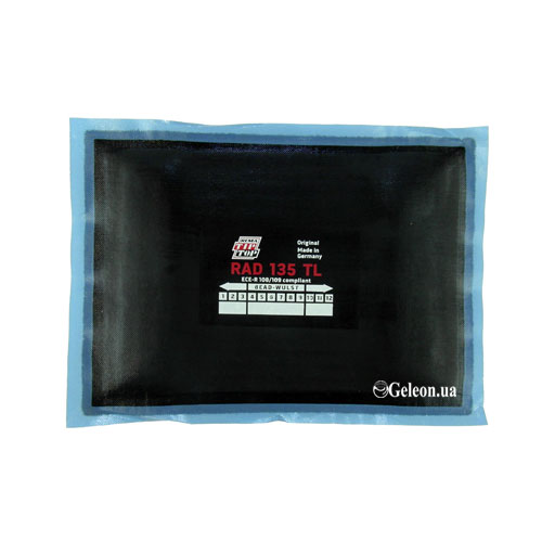 Пластырь RAD 135 TL TIP-TOP кордовый радиальный 10шт. 130x180mm