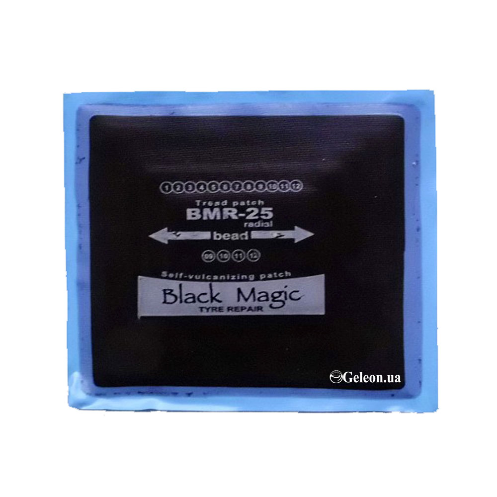 Пластырь BMR-25 BLACK MAGIC кордовый радиальный 10шт.115x125mm