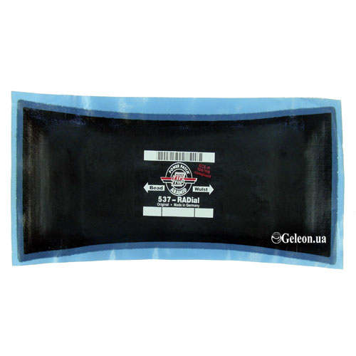 Пластырь RAD 537 TL TIP-TOP арамидный корд радиальный 10 шт. 110x285 мм.