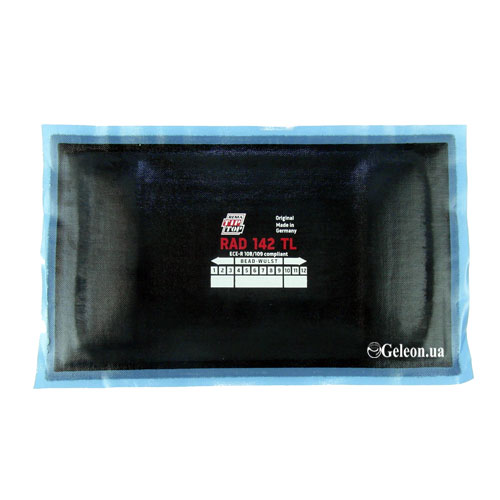 Пластырь RAD 142 TL TIP-TOP кордовый радиальный 10шт. 130x260mm