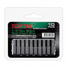   1/4" L25 T40 10.   FSEA0840G TOPTUL