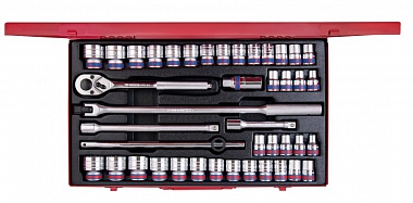 ����� ������� 1/2" 43 ��. 12-�� �������,��������, ��������+����������� 4042CR KING TONY