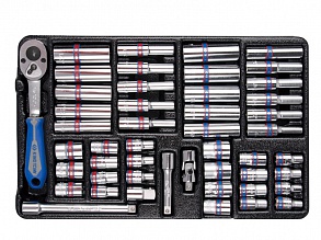 ����� �������� ������� 1/4" 48�� ������/������, ����/�������� � ��������� 9-2548CR KING TONY