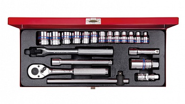 ����� ������� 3/8" 20 ��. 6-�� �������, (6-22mm) 3520MR KING TONY