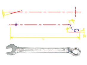  -   45 6mm 1063-06 KING TONY