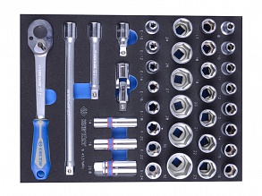 ����� �������� ������� 1/2" � ����������������, ��������, 37 ��. (EVA ��������) 9-4537MRV KING TONY